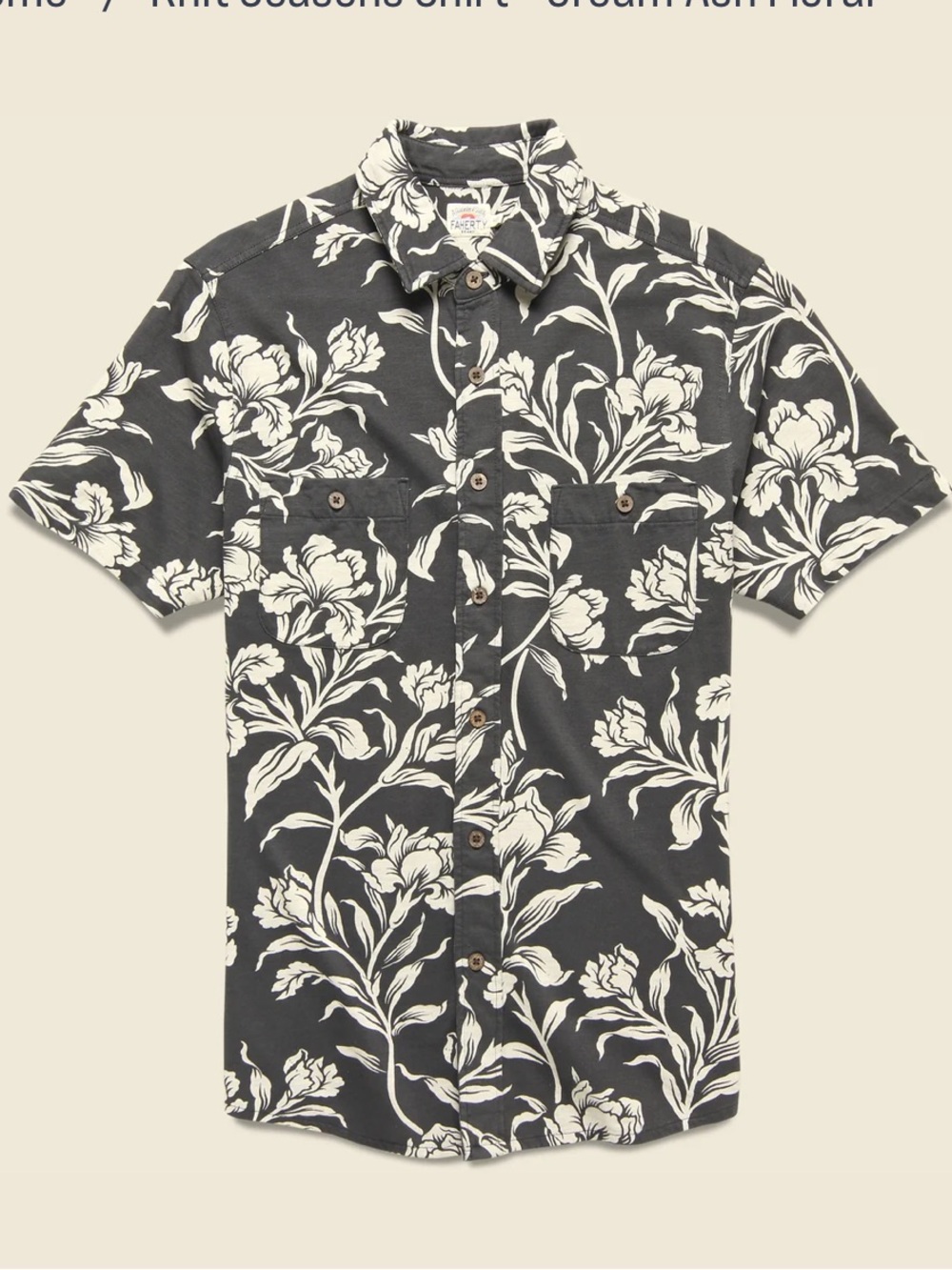 Faherty SS Knit Seasons Shirt